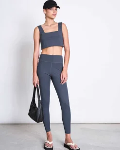 Active Leggings Hallin Solid Grey