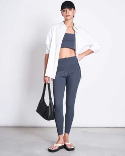 Active Leggings Hallin Solid Grey