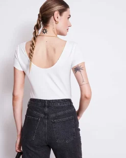 Ballerina T-Shirt Aloe White Gots