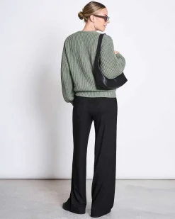 Chunky Cardigan Lena Sea Spray Gots