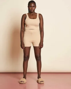 Crop Top Krafla Stone