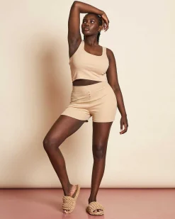 Crop Top Krafla Stone