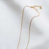 Dear Darling Berlin Double Ring Necklace Gold