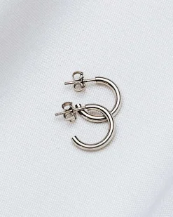 Dear Darling Berlin Essential Hoop Earrings Small Silver