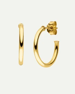 Dear Darling Berlin Essential Hoop Earrings Medium Gold