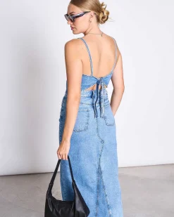 Denim Top Sera Light Blue