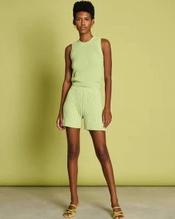 Knit Shorts Idoia Matcha