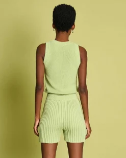 Knit Shorts Idoia Matcha