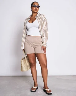 Knit Shorts Jola Almond Gots