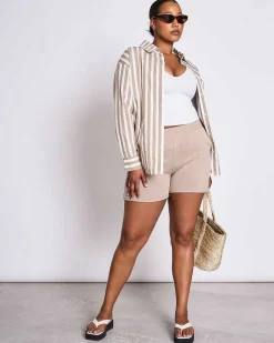 Knit Shorts Jola Almond Gots