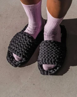 Knit Slippers Berlinette Black