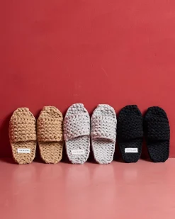 Knit Slippers Berlinette Sand