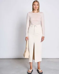 Longsleeve Keiss Ivory Gots