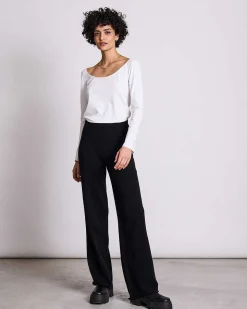 Longsleeve Scoop White