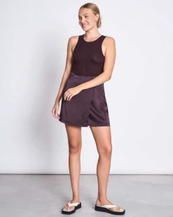 Lyocell Rib Tank Top Porto Espresso