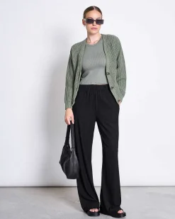 Lyocell Rib Tank Top Porto Sea Spray