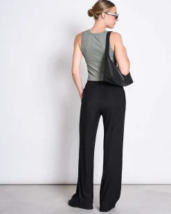 Lyocell Rib Tank Top Porto Sea Spray