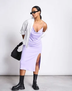 Midi Dress Helen Lavender