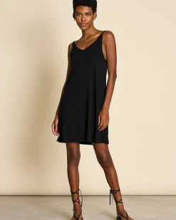 Mini Dress Triangle Black