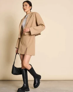 Mini Skirt Ainoha Camel