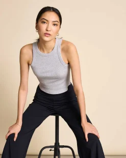 Organic Cotton Tank Top Porto Light Grey Gots