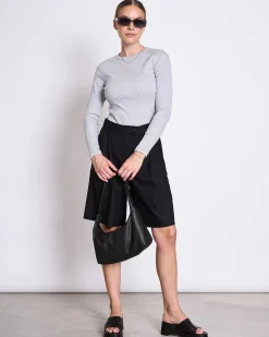 Rib Longsleeve Muri Light Grey Gots