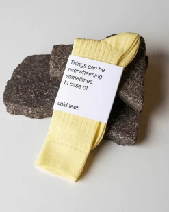 Socks Faded Lemon For Men