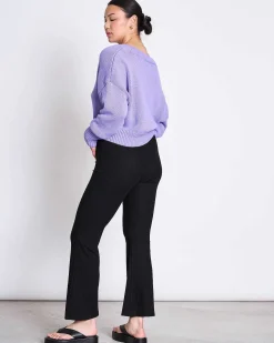 V-Neck Jumper Luz Lilac Gots